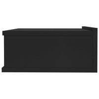 Comodino Pensile Nero 40x30x15 cm in Truciolato cod mxl 47170