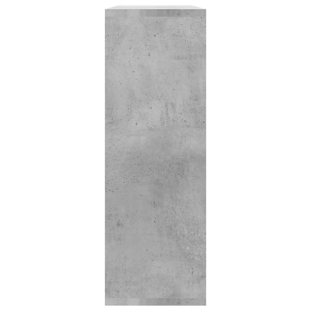 Mensole a Muro Grigio Cemento 104x20x58,5 cm Legno Multistrato 800328