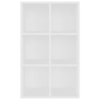 Libreria/Credenza Bianca 66x30x97,8 cm in Legno Multistrato cod mxl 13421