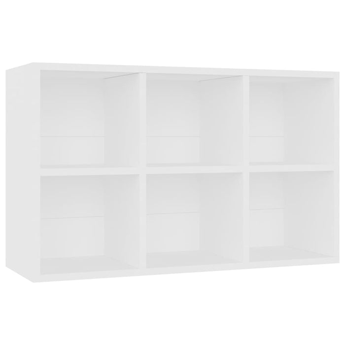 Libreria/Credenza Bianca 66x30x97,8 cm in Legno Multistrato cod mxl 13421