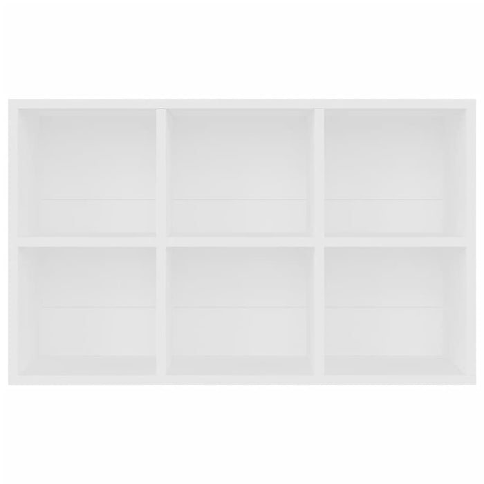 Libreria/Credenza Bianca 66x30x97,8 cm in Legno Multistrato cod mxl 13421