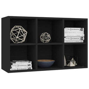 Libreria/Credenza Nera 66x30x97,8 cm in Truciolato cod mxl 8719