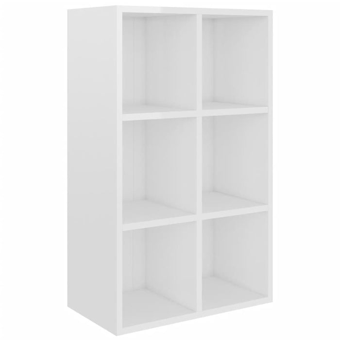 Libreria/Credenza Bianco Lucido 66x30x97,8 cm in Truciolato cod mxl 17693