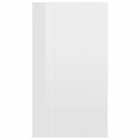 Libreria/Credenza Bianco Lucido 66x30x97,8 cm in Truciolato cod mxl 17693