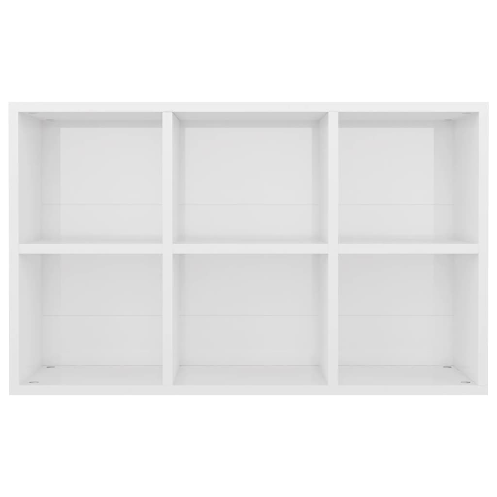 Libreria/Credenza Bianco Lucido 66x30x97,8 cm in Truciolato cod mxl 17693