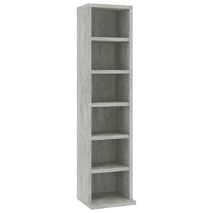 Mobile Porta CD Grigio Cemento 21x20x88 cm in Legno Multistratocod mxl 79120