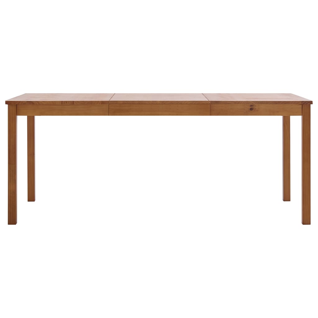 Tavolo da Pranzo Marrone Miele 180x90x73 cm in Legno di Pino cod mxl 7616