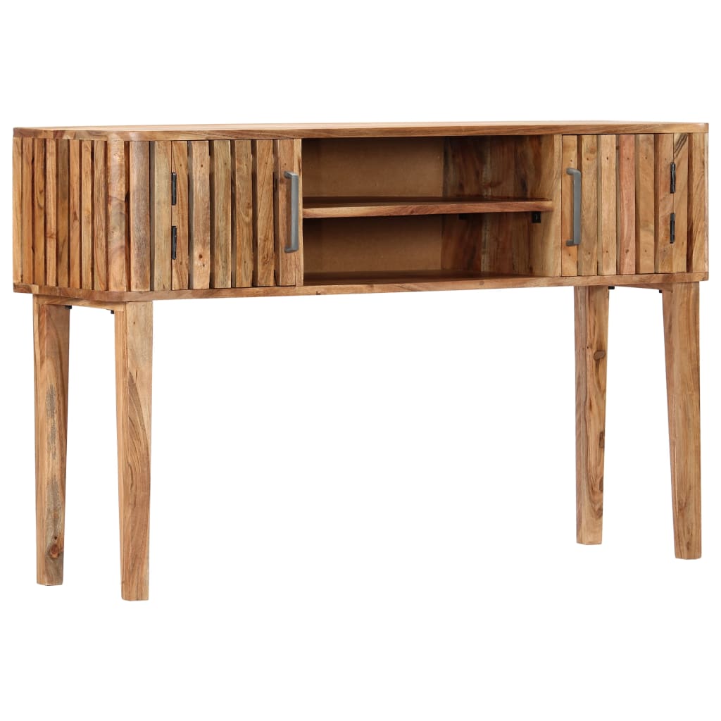 Tavolo Consolle 120x35x76 cm Legno Massello di Acacia 282741