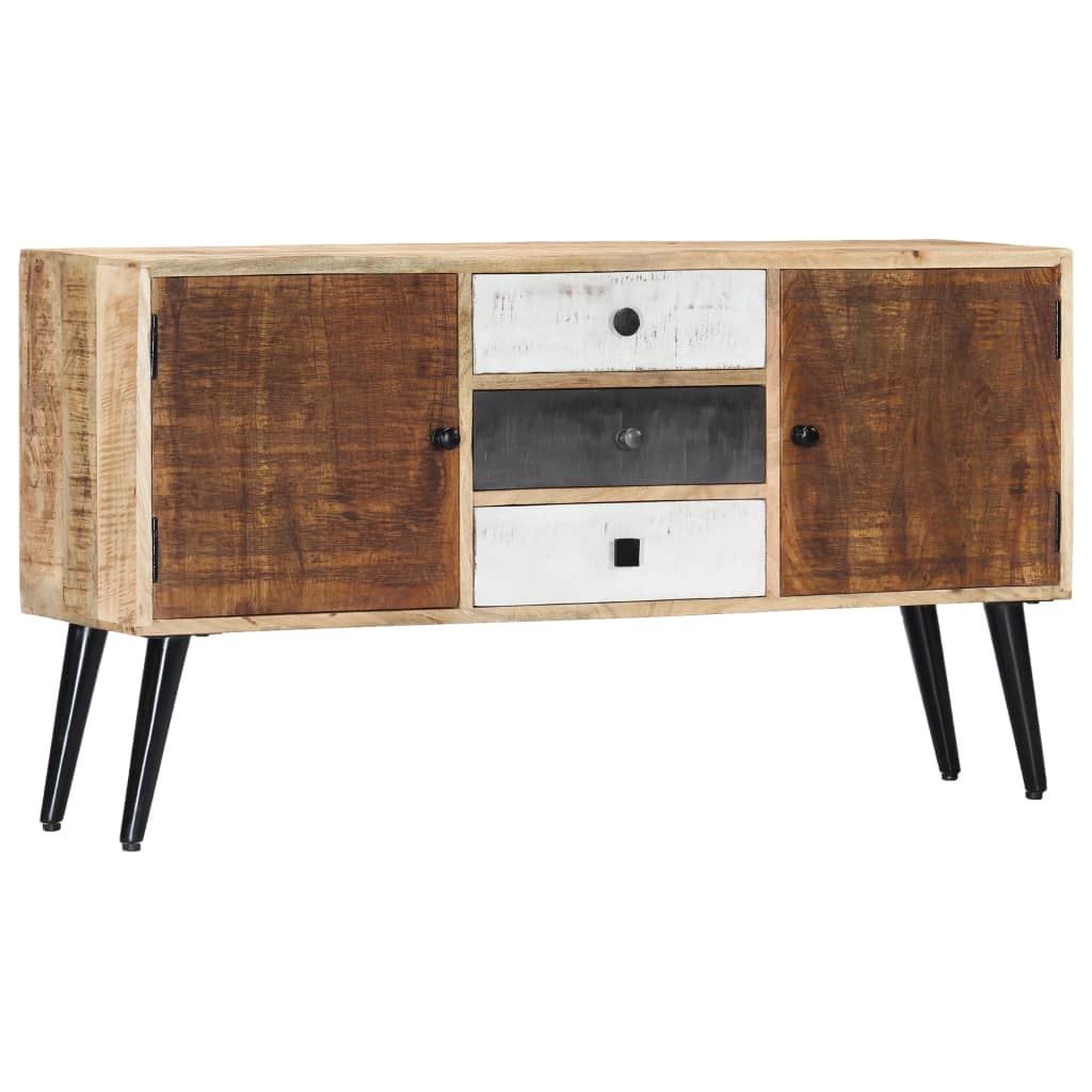 Credenza 118x30x62 cm in Legno Massello di Mango cod mxl 19733