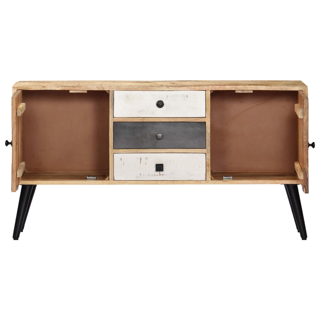 Credenza 118x30x62 cm in Legno Massello di Mango cod mxl 19733