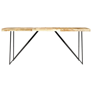 Tavolo da Pranzo 180x90x76 cm in Legno Massello di Mango  cod mxl 27954