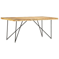 Tavolo da Pranzo 180x90x76 cm in Legno Massello di Mango  cod mxl 27954