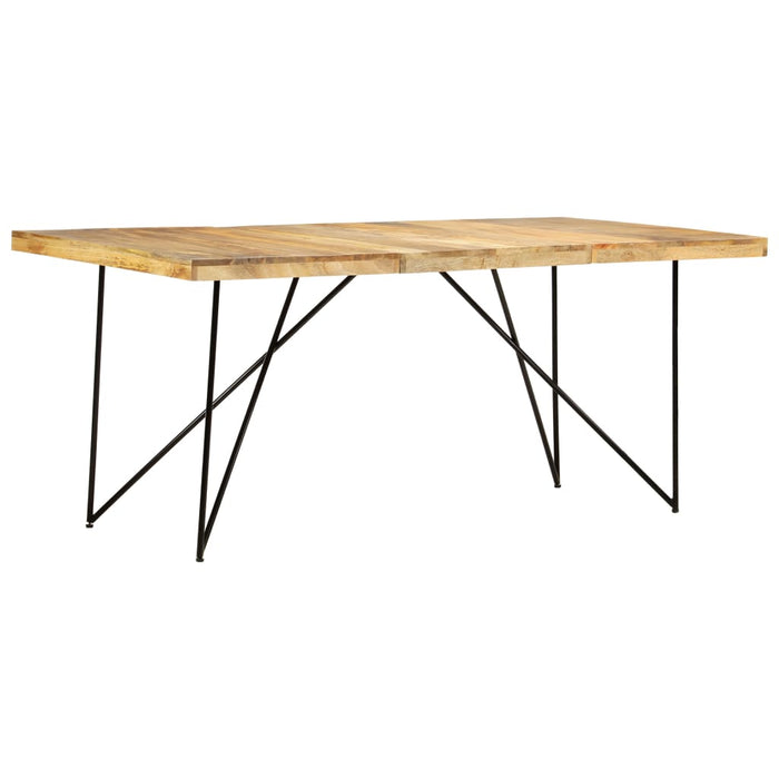 Tavolo da Pranzo 180x90x76 cm in Legno Massello di Mango  cod mxl 27954