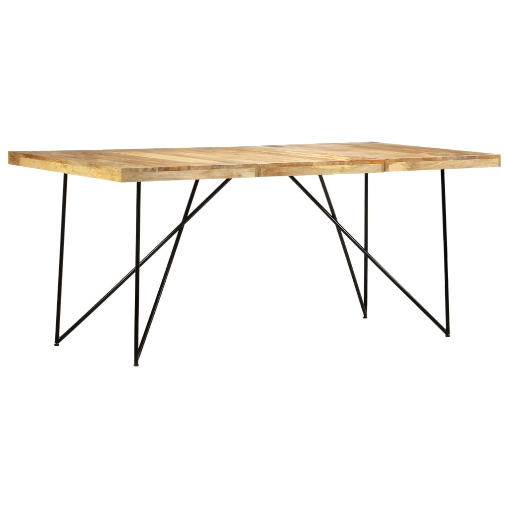 Tavolo da Pranzo 180x90x76 cm in Legno Massello di Mango  cod mxl 27954