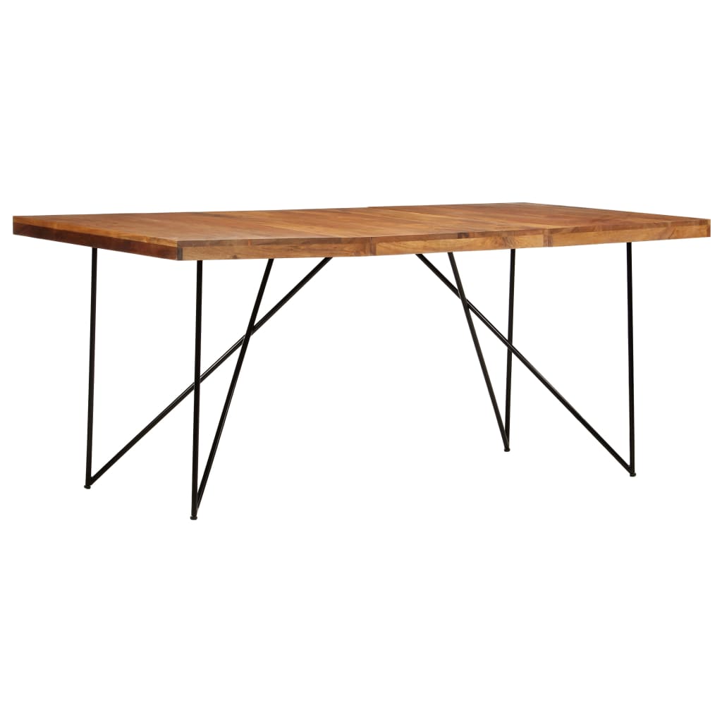 Tavolo da Pranzo 180x90x76 cm in Legno Massello di Acacia 282881