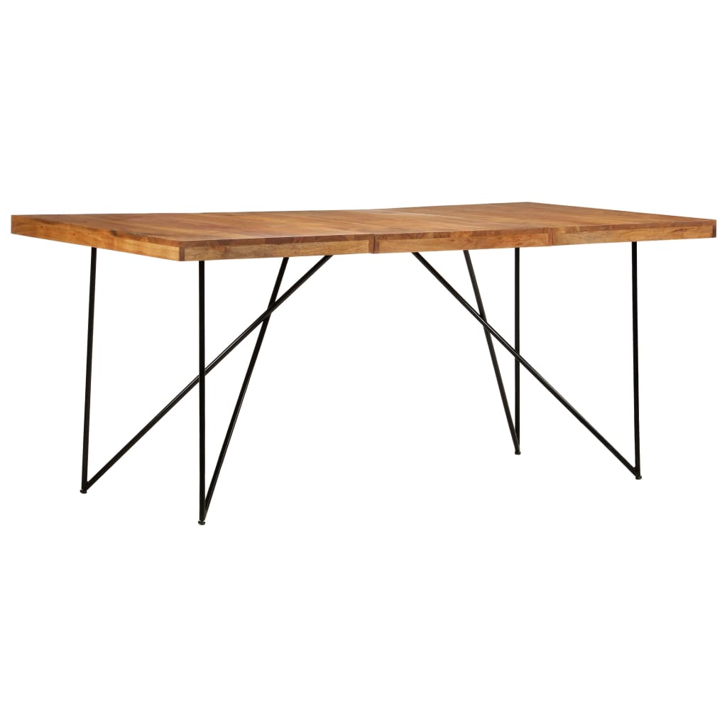 Tavolo da Pranzo 180x90x76 cm in Legno Massello di Acacia 282881