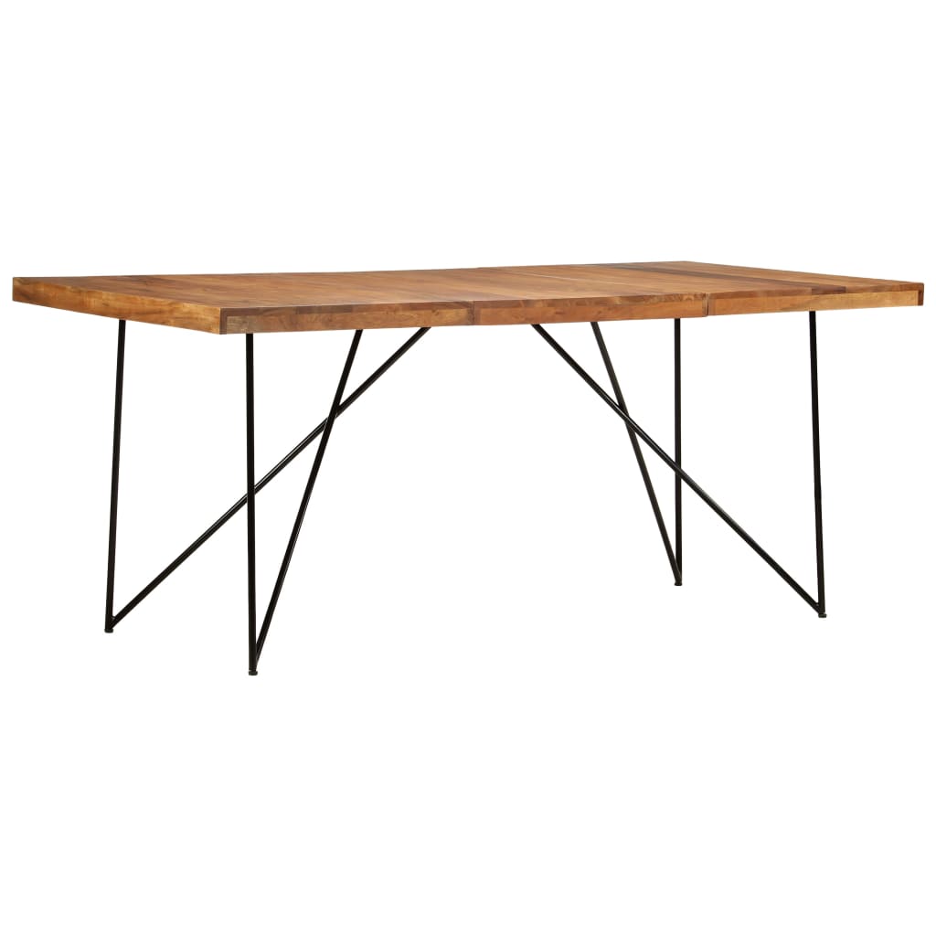 Tavolo da Pranzo 180x90x76 cm in Legno Massello di Acacia 282881