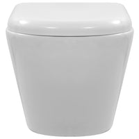 WC Sospeso con Design Senza Bordi in Ceramica Bianca 145237