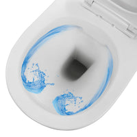 WC Sospeso con Design Senza Bordi in Ceramica Bianca 145237