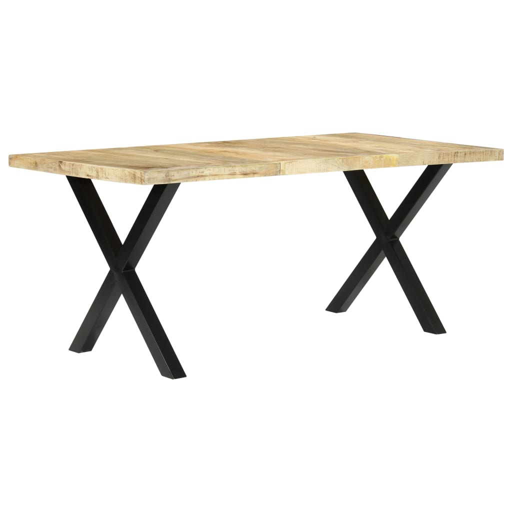 Tavolo da Pranzo 180x90x76 cm in Legno Massello di Mango  cod mxl 29861