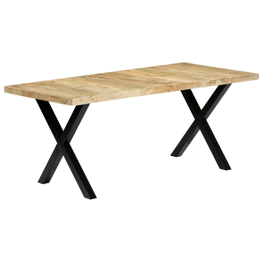 Tavolo da Pranzo 180x90x76 cm in Legno Massello di Mango  cod mxl 29861