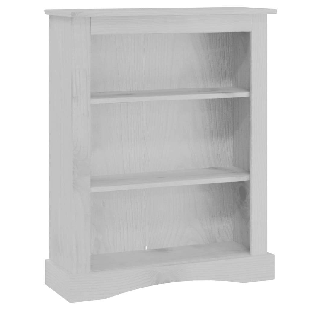 Libreria a 3 Livelli in Pino Corona Range Grigio 81x29x100 cm cod mxl 19318