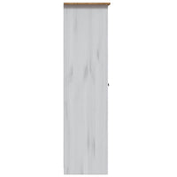 Armadio a 3 Ante Bianco 118x50x171,5cm in Pino Panama Range 282663