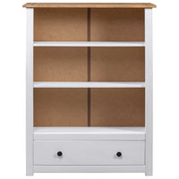 Libreria Bianca 80x35x110 cm in Pino Massello Panama Range 282669