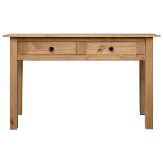 Tavolo Consolle 110x40x72 cm Legno Massello Pino Panama Range 282679