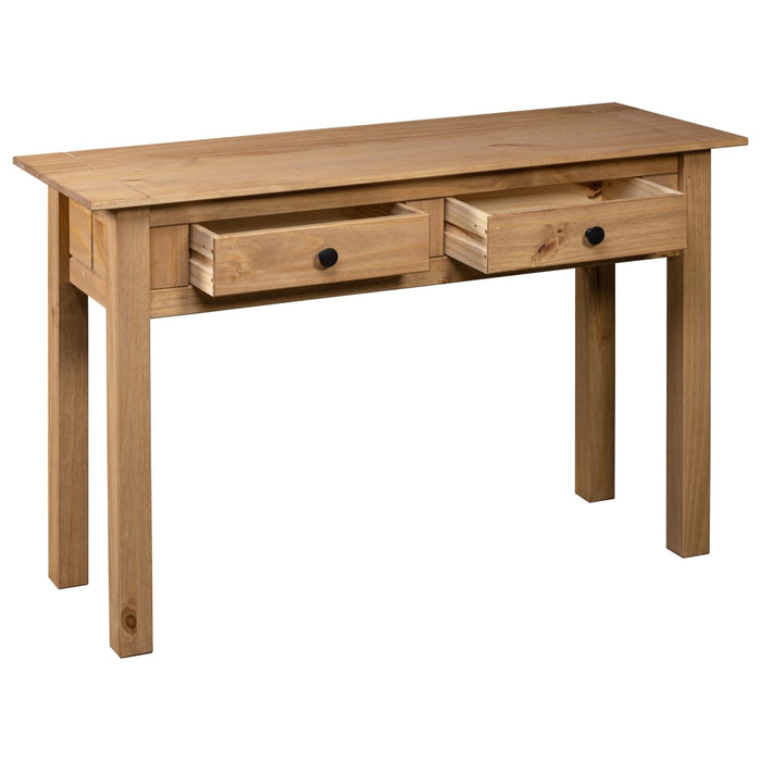 Tavolo Consolle 110x40x72 cm Legno Massello Pino Panama Range 282679