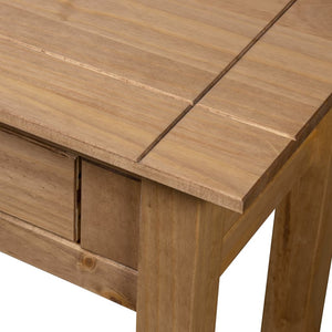 Tavolo Consolle 110x40x72 cm Legno Massello Pino Panama Range 282679