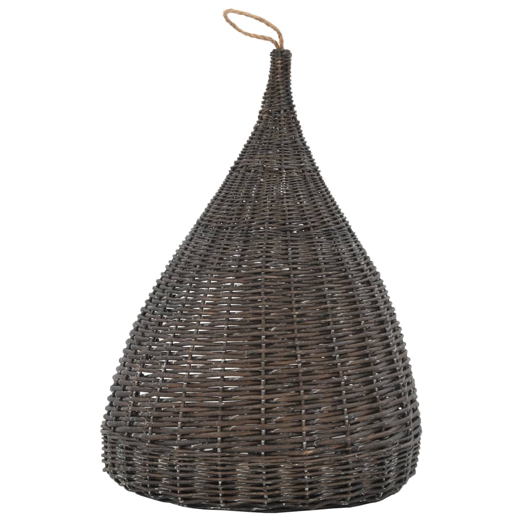 Cesta per Gatti Cuscino Grigio 40x60cm Teepee Salice Naturale 170778