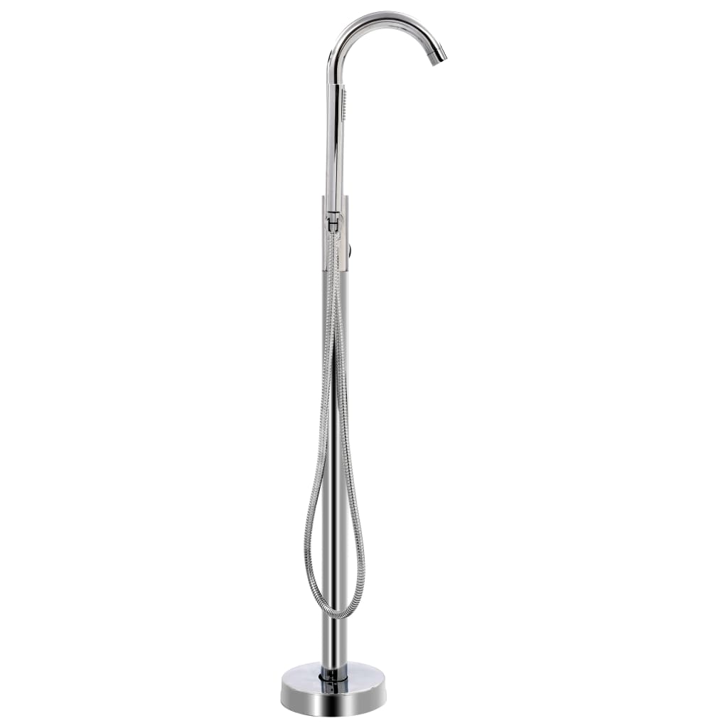 Rubinetteria a Colonna per Vasca da Bagno Acciaio Inox 118,5 cm 145091