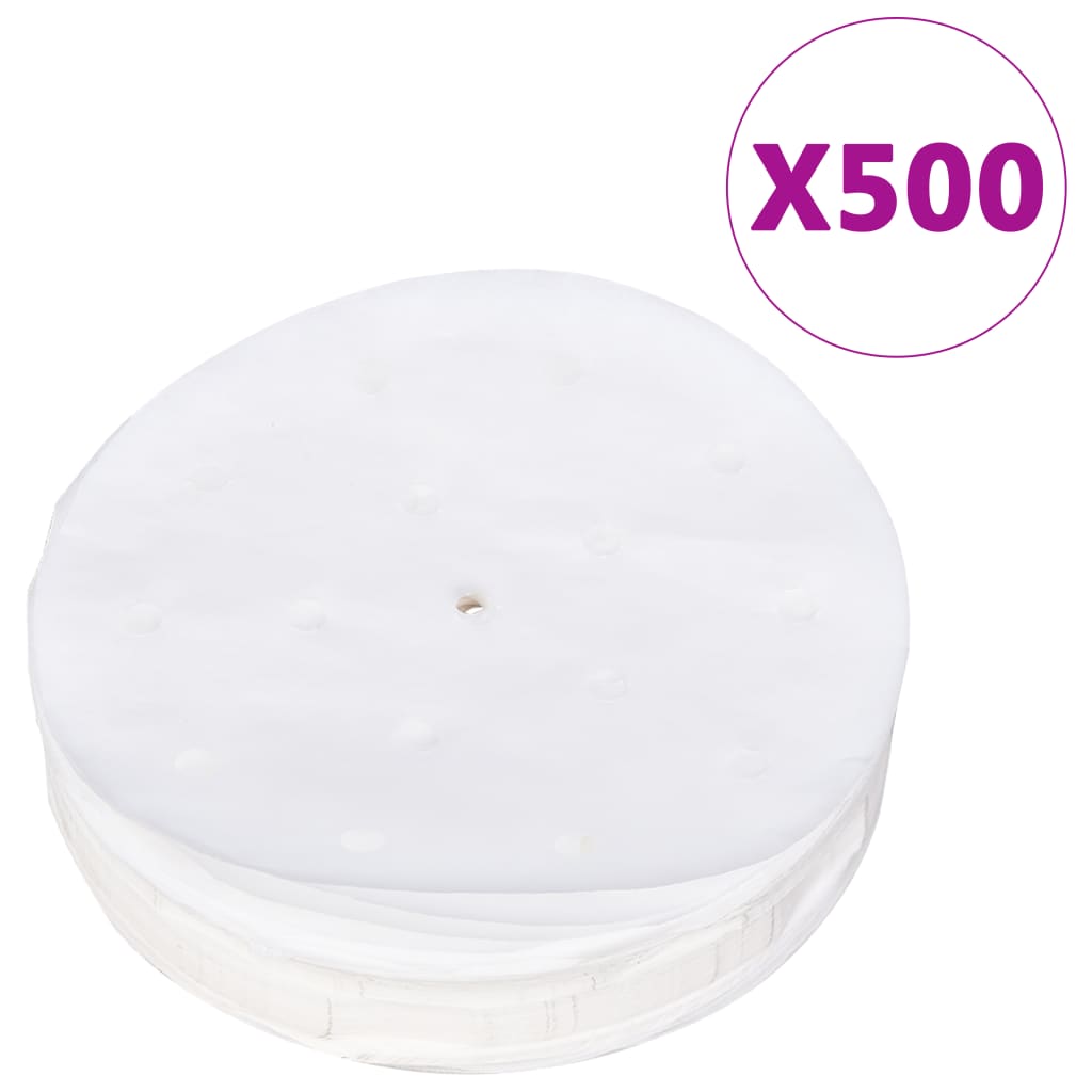 Pressa per Hamburger con 500 Fogli Carta Patty Alluminio 10 cm 50995