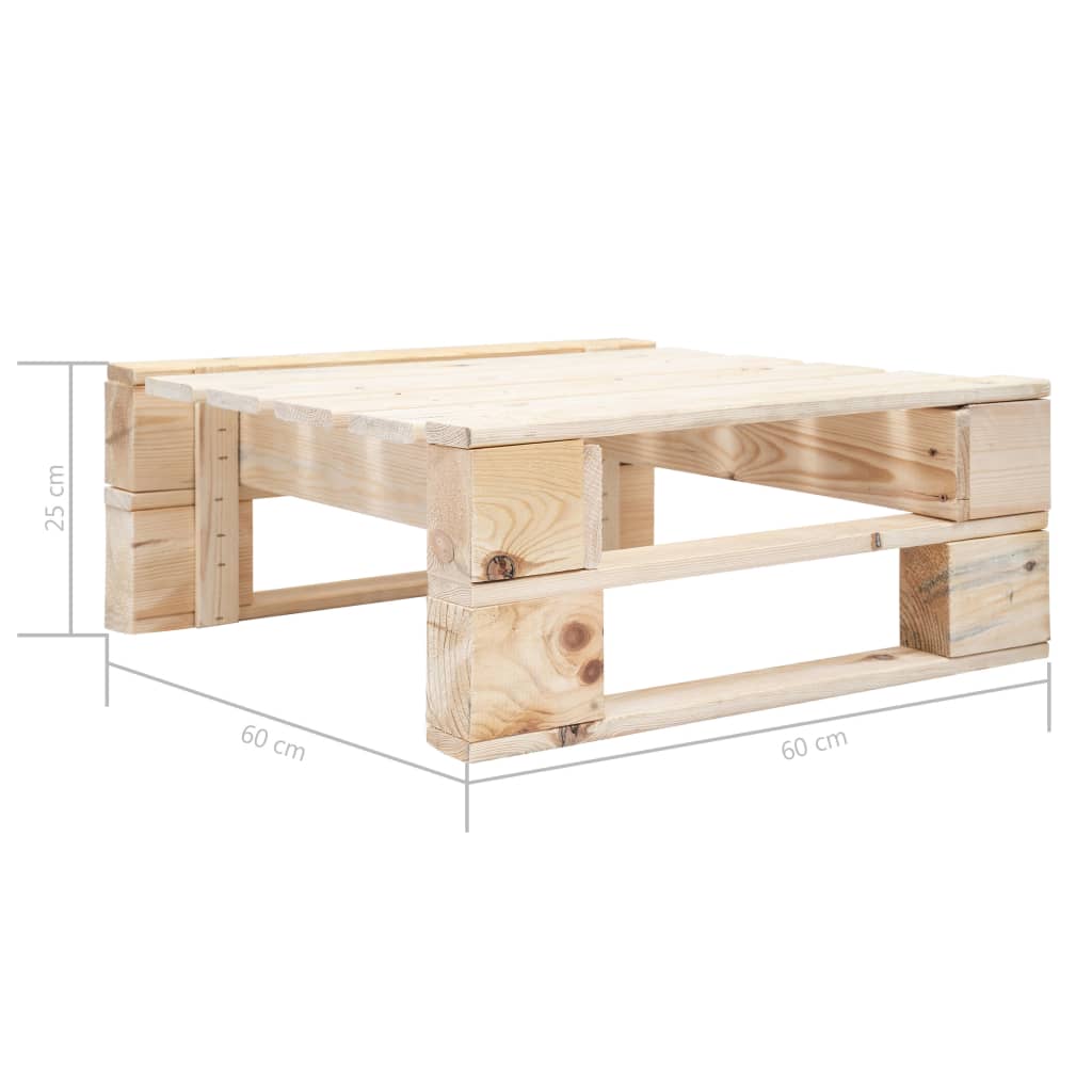 Ottomana da Giardino in Pallet in Legno 45767