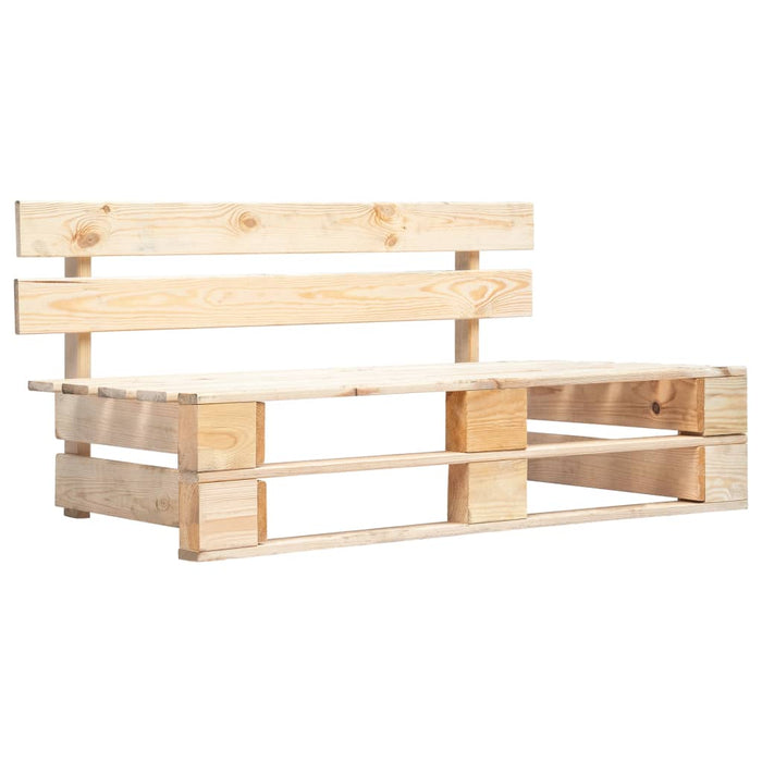 Panca da Giardino su Pallet in Legno 45768