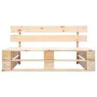 Panca da Giardino su Pallet in Legno 45768