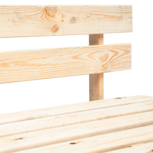 Panca da Giardino su Pallet in Legno 45768