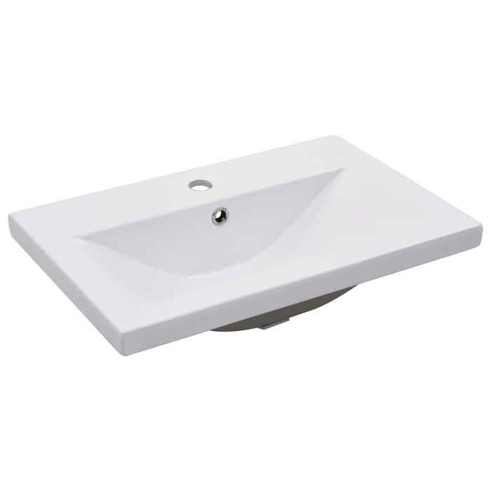 Lavabo da Incasso 61x39,5x18,5 cm in Ceramica Bianco cod mxl 53395