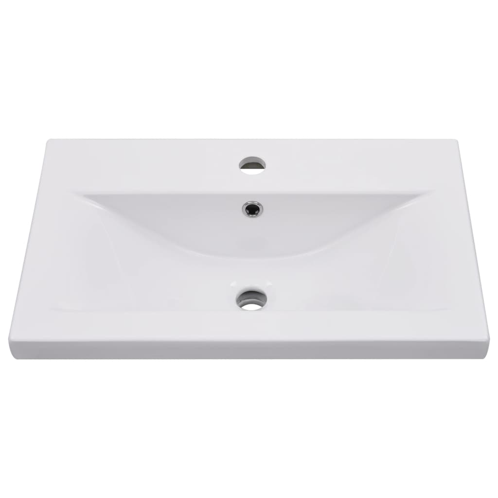 Lavabo da Incasso 61x39,5x18,5 cm in Ceramica Bianco cod mxl 53395