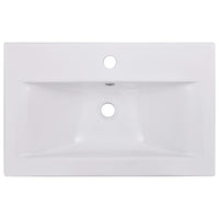 Lavabo da Incasso 61x39,5x18,5 cm in Ceramica Bianco cod mxl 53395