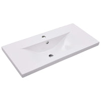 Lavabo da Incasso 81x39,5x18,5 cm in Ceramica Bianco cod mxl 53573