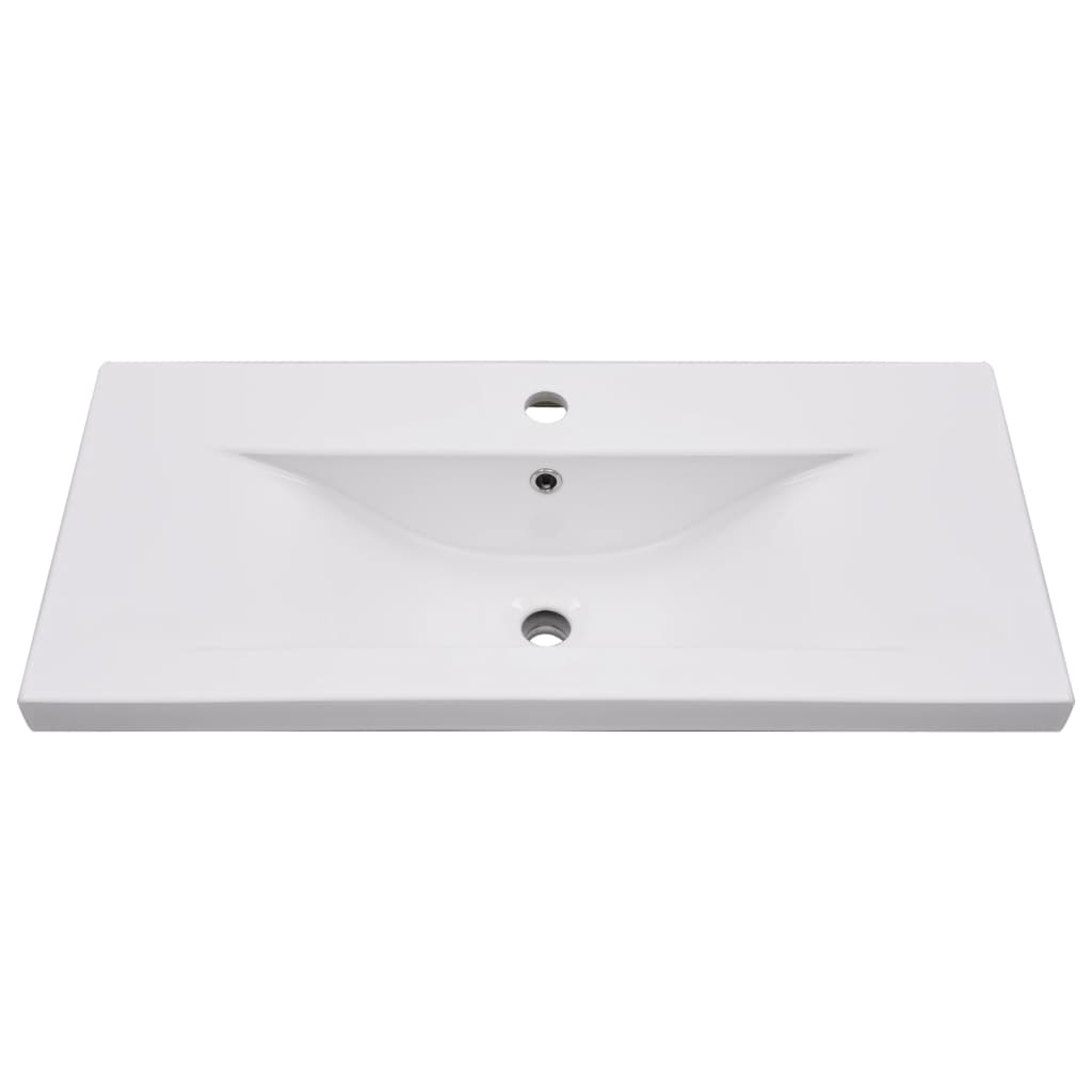 Lavabo da Incasso 81x39,5x18,5 cm in Ceramica Bianco cod mxl 53573