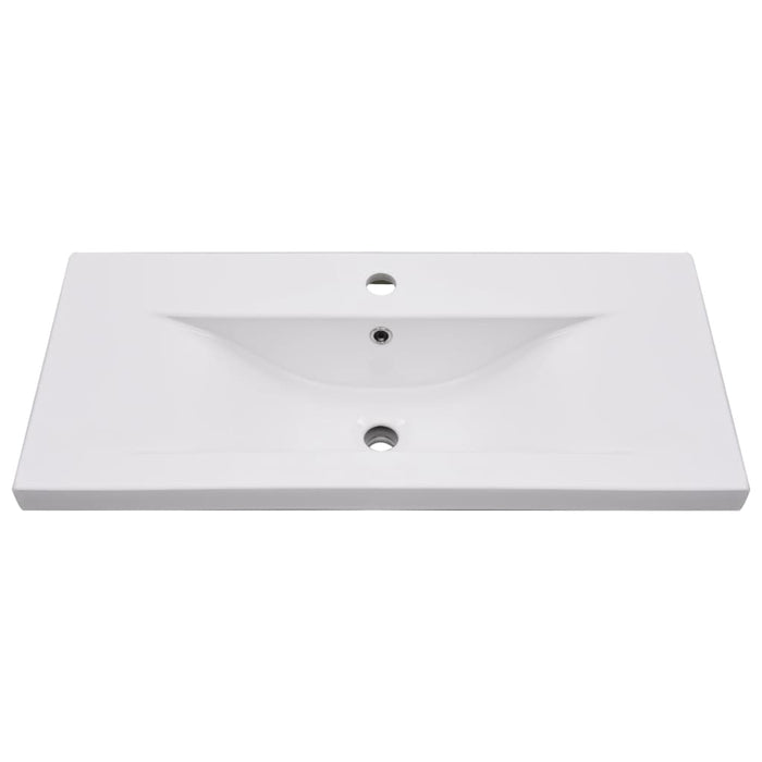 Lavabo da Incasso 81x39,5x18,5 cm in Ceramica Bianco cod mxl 53573