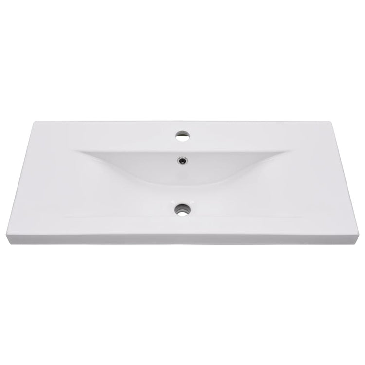 Lavabo da Incasso 81x39,5x18,5 cm in Ceramica Bianco cod mxl 53573