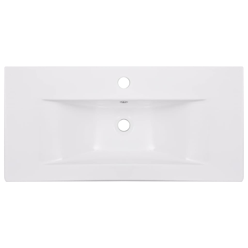 Lavabo da Incasso 81x39,5x18,5 cm in Ceramica Bianco cod mxl 53573