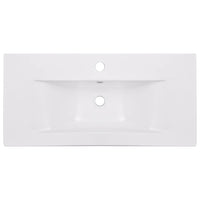 Lavabo da Incasso 81x39,5x18,5 cm in Ceramica Bianco cod mxl 53573