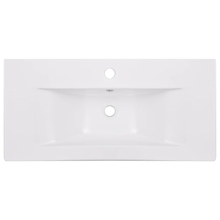 Lavabo da Incasso 81x39,5x18,5 cm in Ceramica Bianco cod mxl 53573