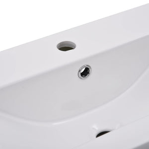 Lavabo da Incasso 81x39,5x18,5 cm in Ceramica Bianco cod mxl 53573