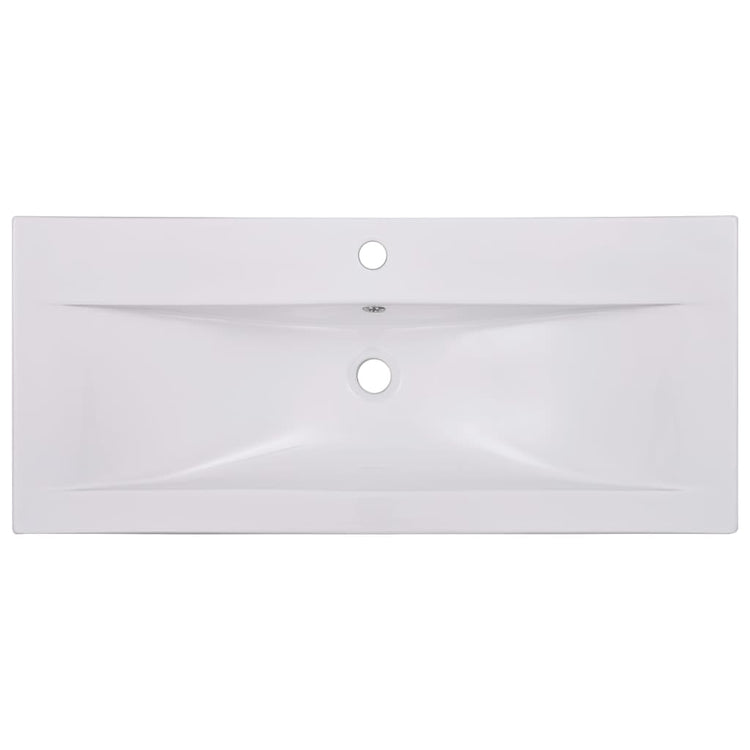 Lavabo da Incasso 91x39,5x18,5 cm in Ceramica Bianco cod mxl 53962